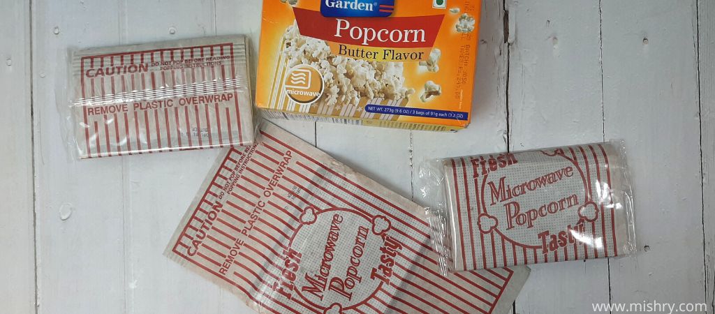 inner packaging of american garden popcorn
