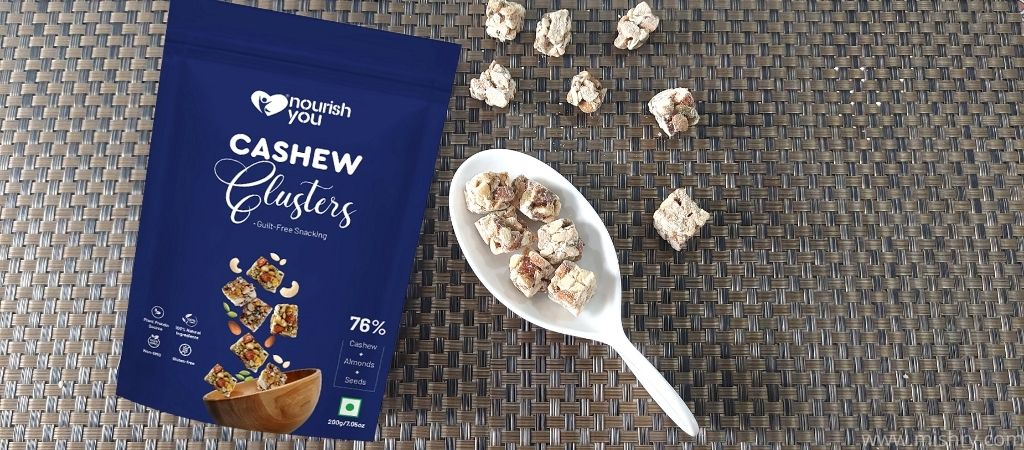nourish you cashew clusters overview