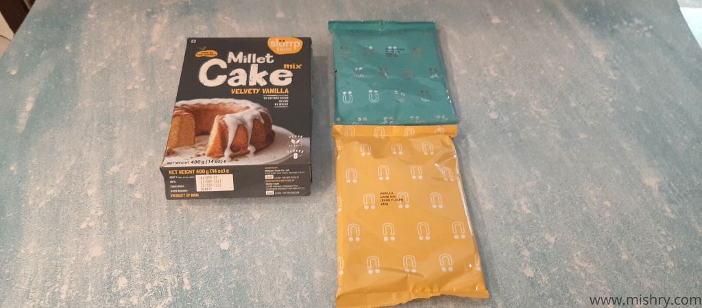 slurrp farm millet cake velvety vanilla packaging