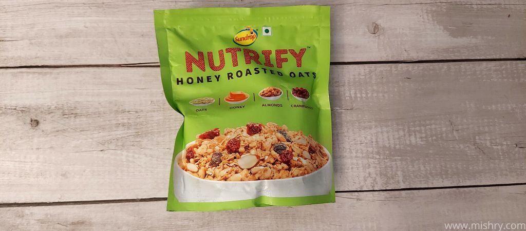 sundrop nutrify oats packaging