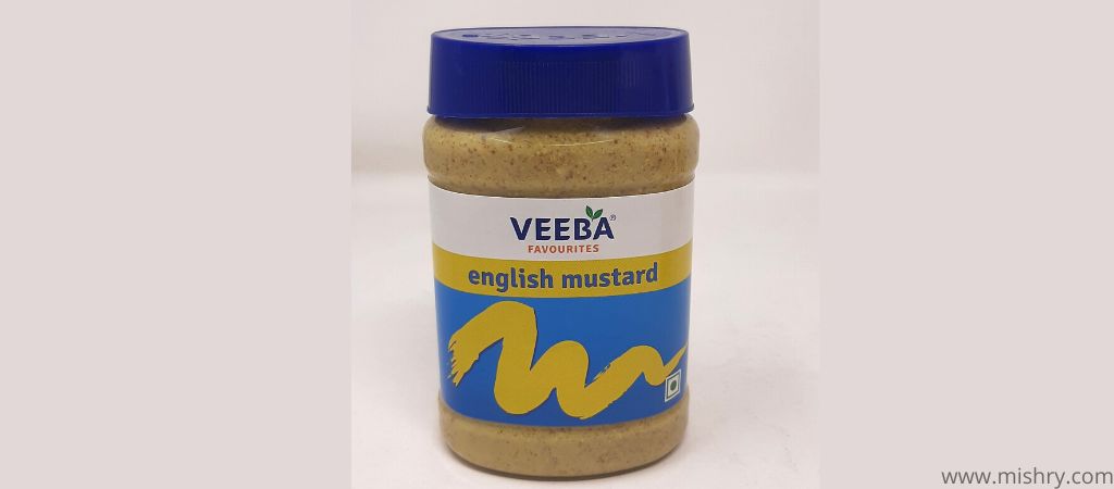 veeba english mustard sauce packaging
