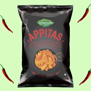 wingreens farms appitas baked pita chips piri piri flavor