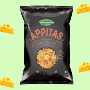 wingreens farms appitas baked pita chips tangy cheese flavor