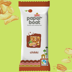 paper boat peanut chikki