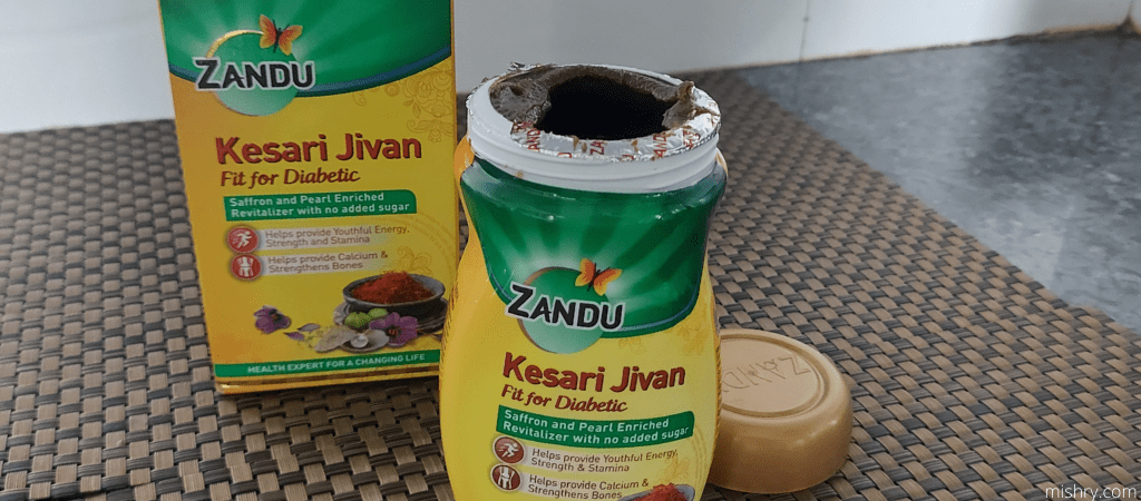 zandu kesari jivan fit for diabetic packaging
