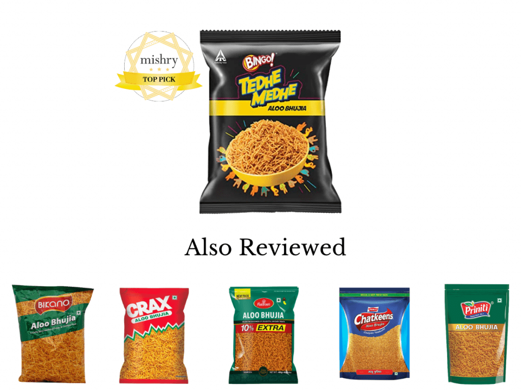 our winners and contenders aloo bhujia review