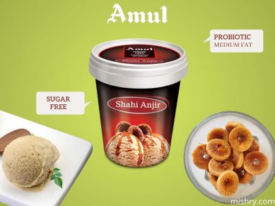 amul sugar free shahi anjir ice cream review
