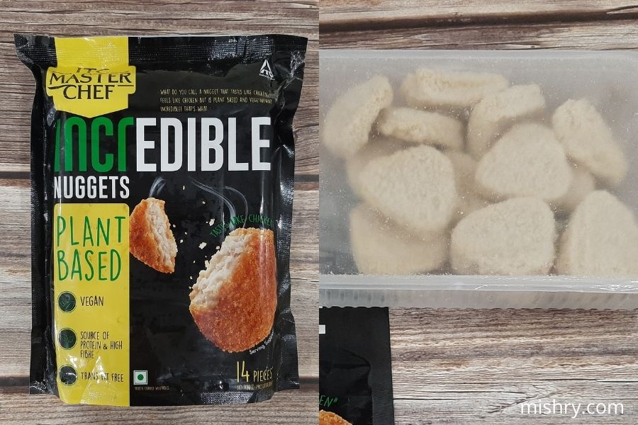 itc plant based nuggets packaging