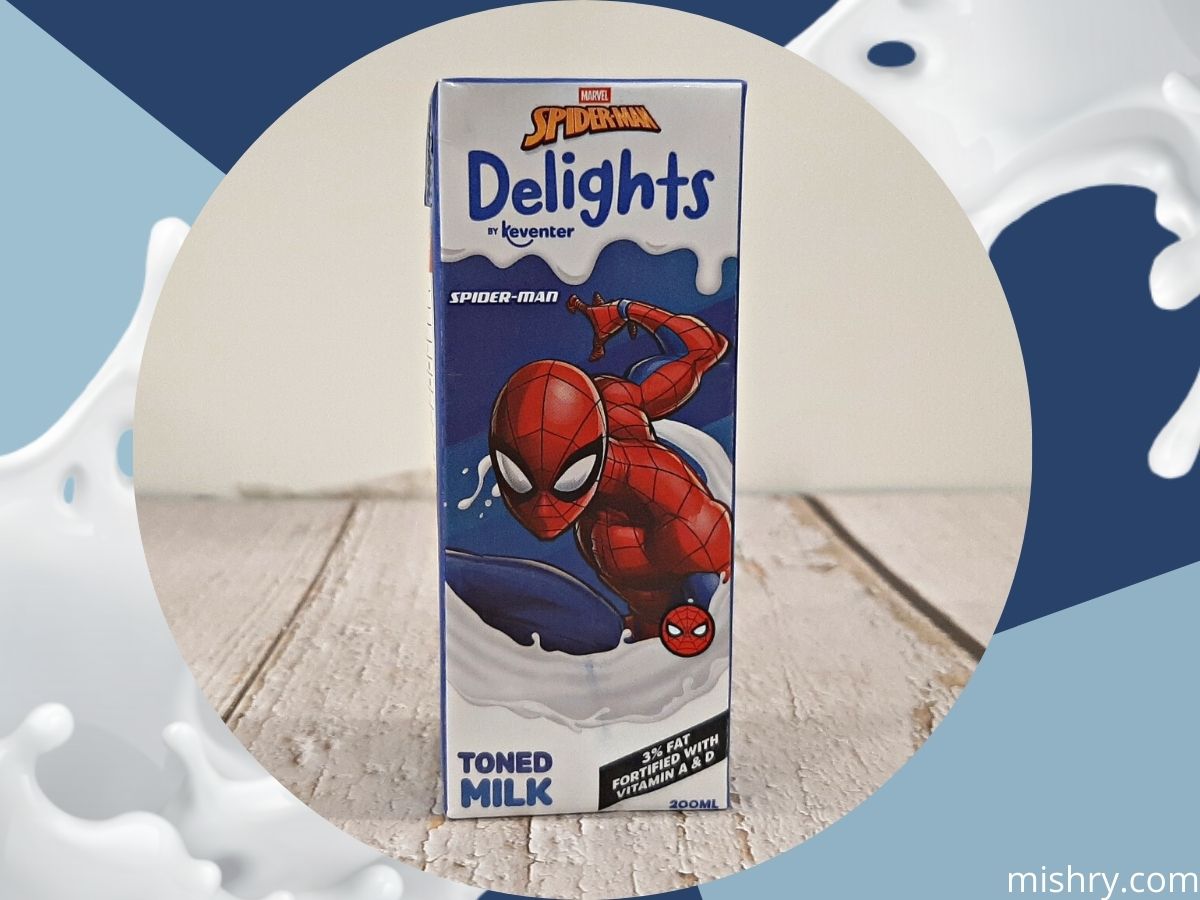 keventer marvel spiderman delights toned milk review