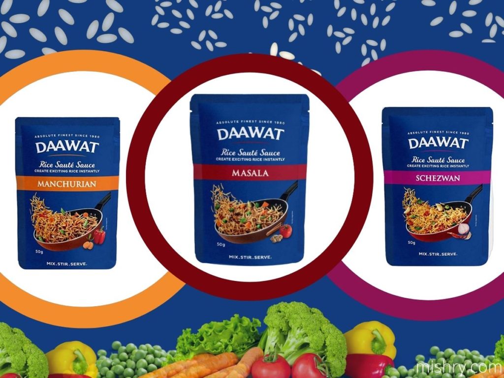 daawat rice saute sauce review