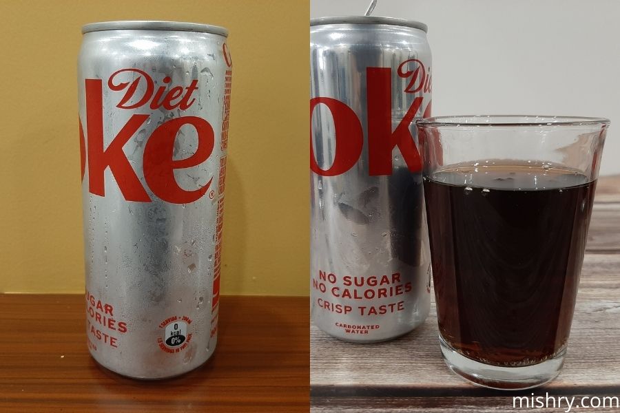 diet coke appearance