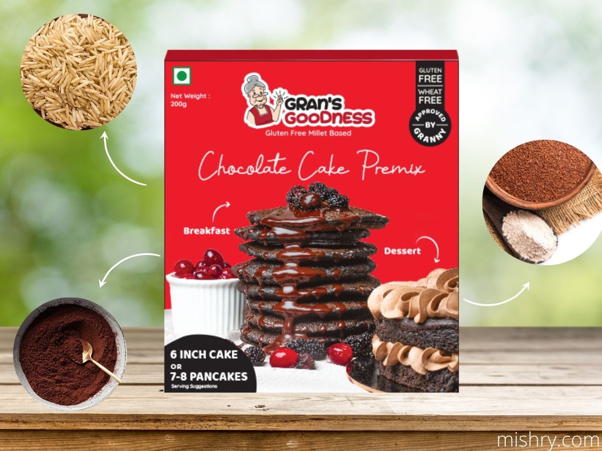gran's goodness millet chocolate cake premix review