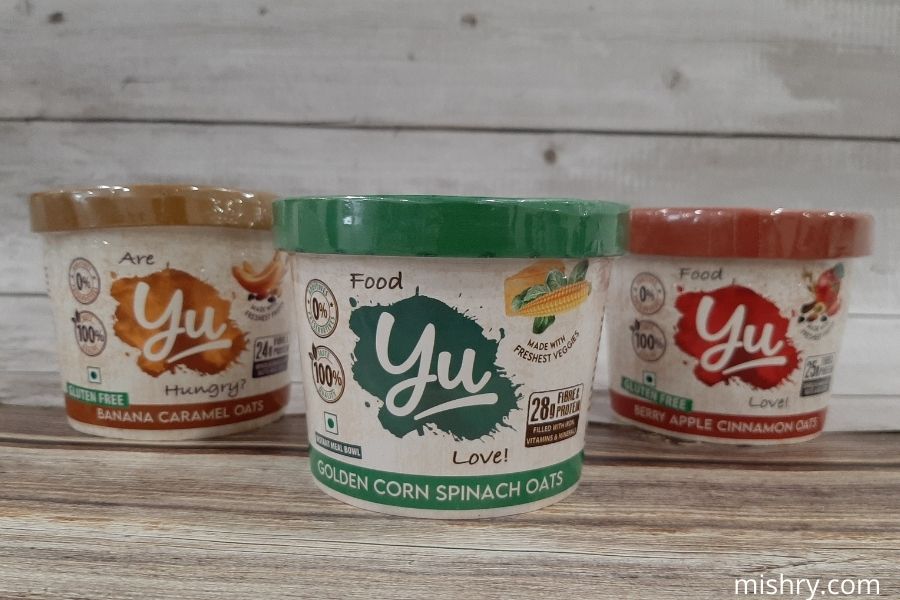 yu foodlabs oats bowls variants reviewed