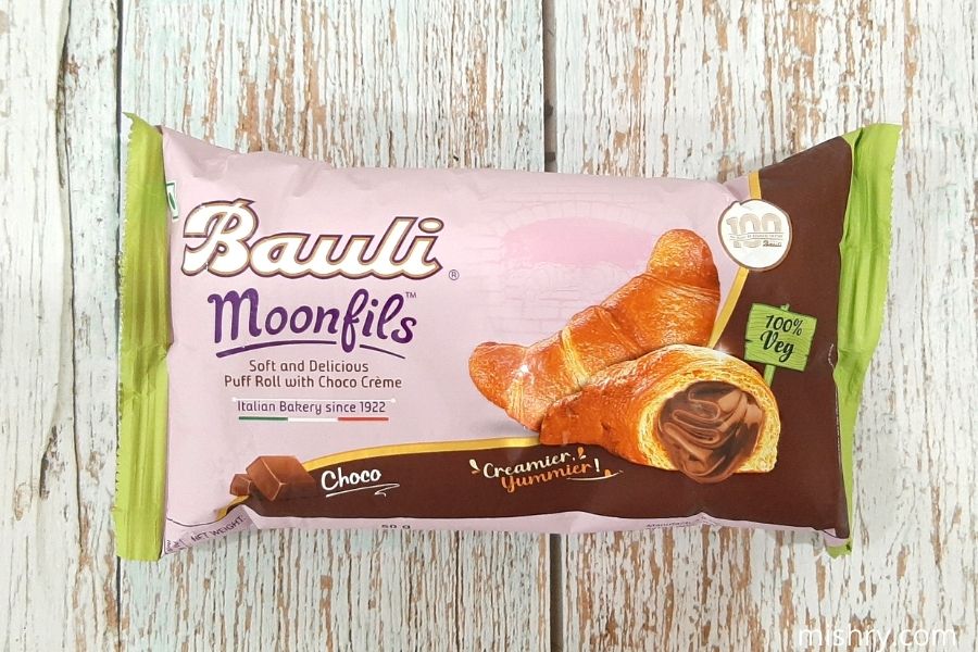 bauli moonfils chocolate packing