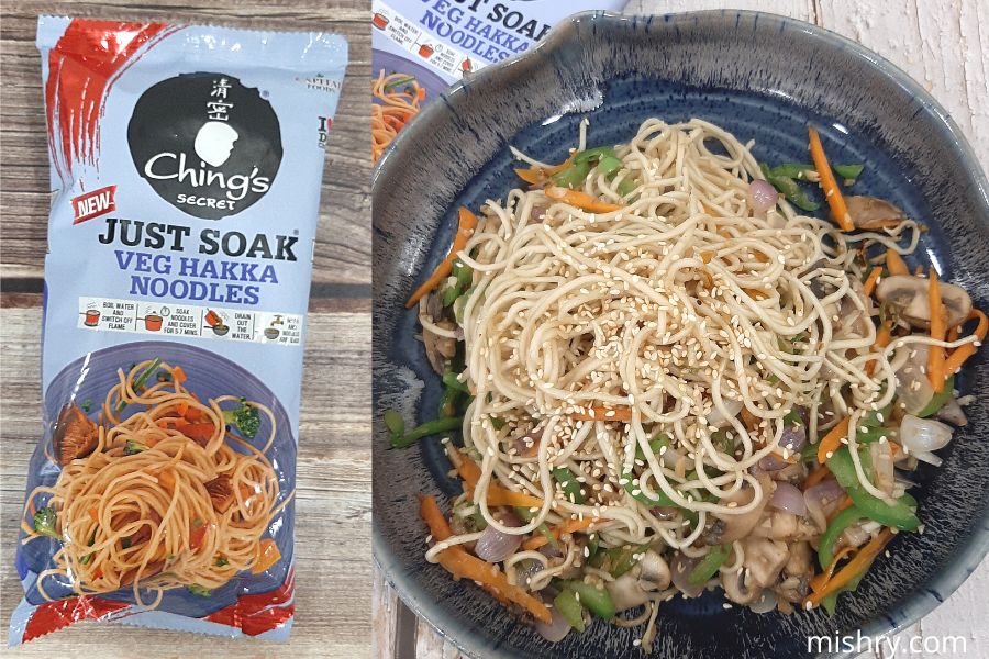 ching's secret just soak hakka noodles veg cooked