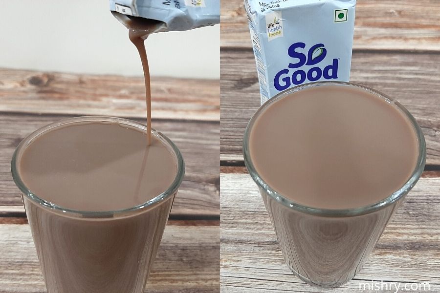 first look at the so good plant based chocolate soy beverage