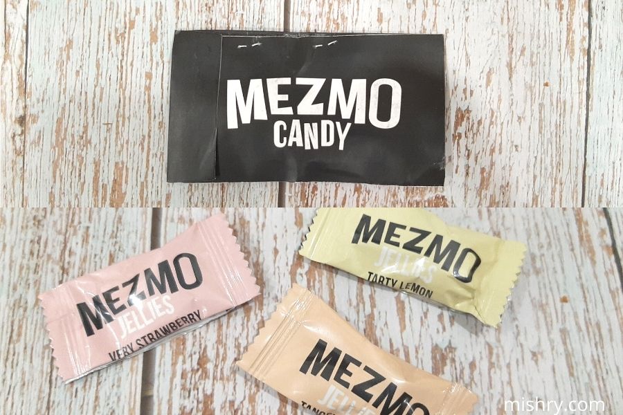 mezmo candies packing