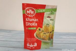 packaging of mtr dhokla mix