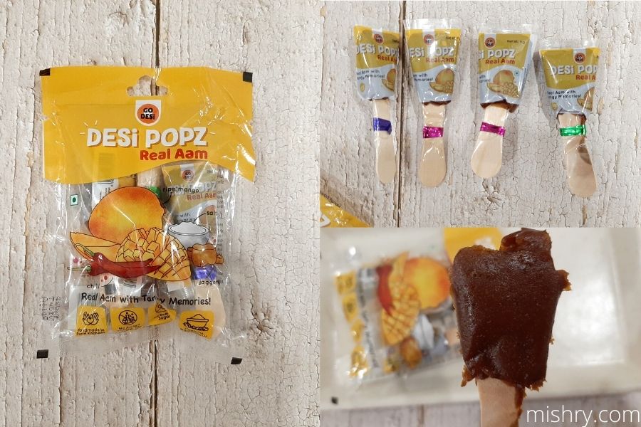 go desi popz candy real aam