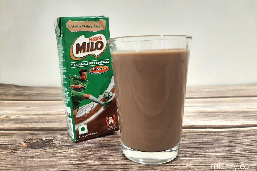 nestle milo cocoa malt milk beverage appearance