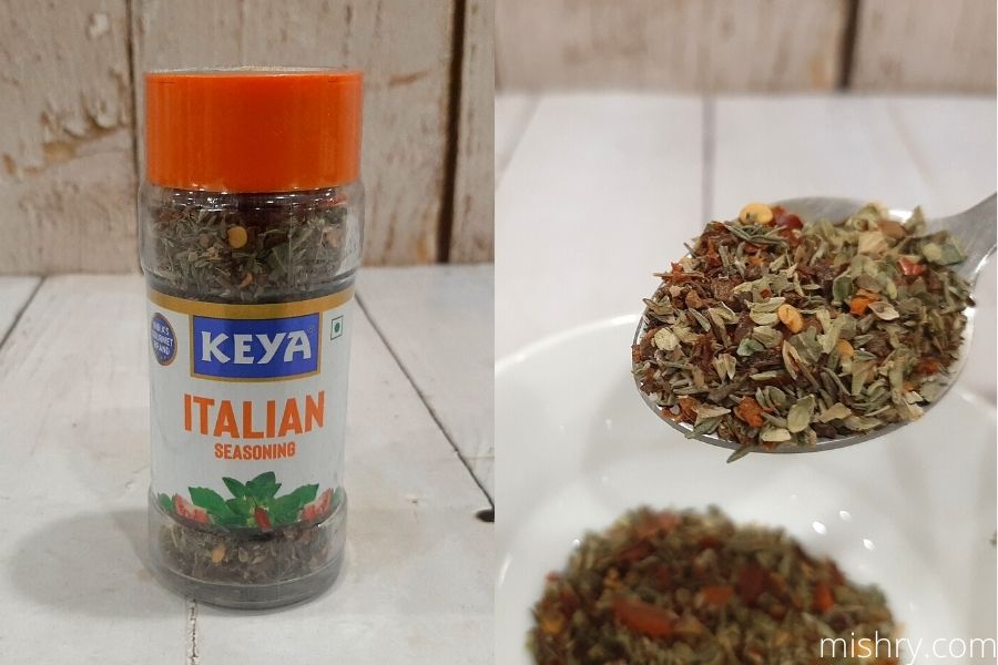 a close look at the packaging and contents of keya seasoning