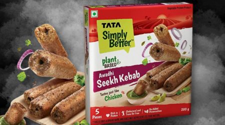 tata plant based awadhi seekh kebab review