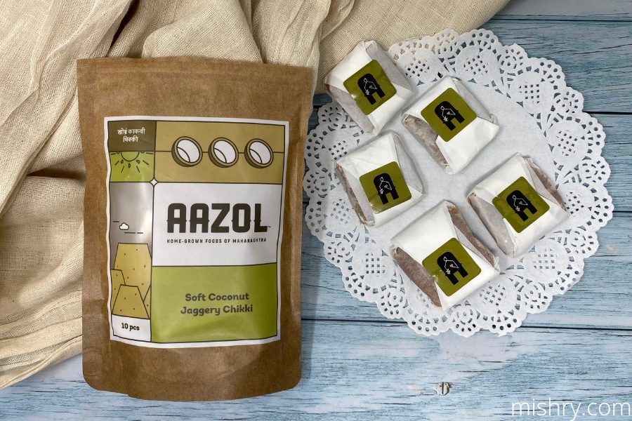 aazol soft coconut jaggery chikki contents