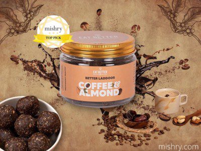 eat better co. coffee and almond laddoos review