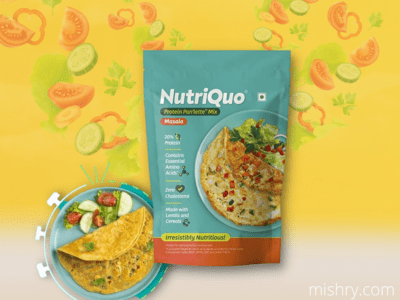 nutriquo protein pan'lette masala mix review