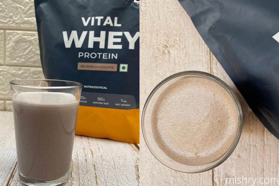 nutrabay gold vital whey protein consistency
