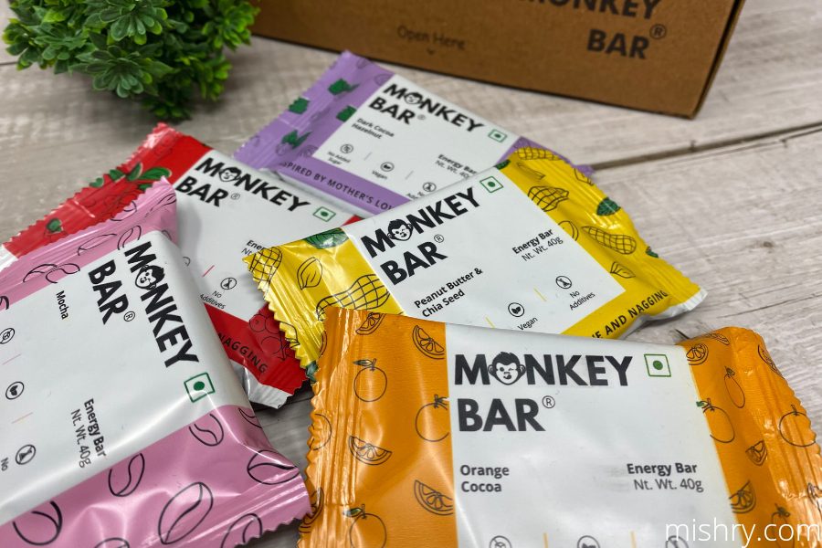 the five monkey bar vegan energy bars variants we reviewed