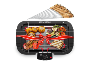 EVIZIA Indoor And Outdoor Barbeque Grill Set