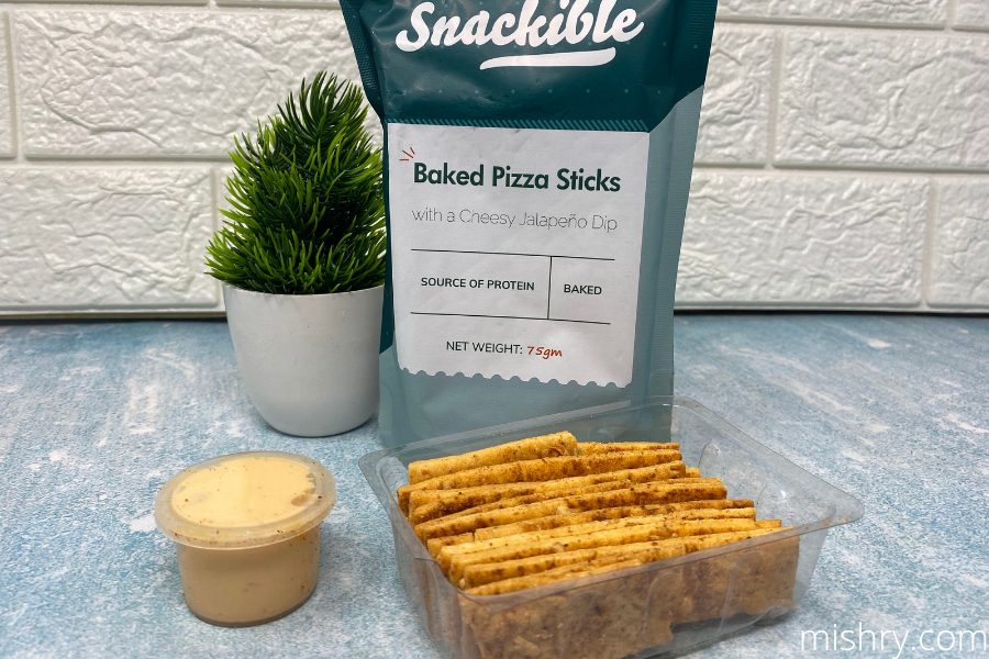 snackible pizza sticks contents