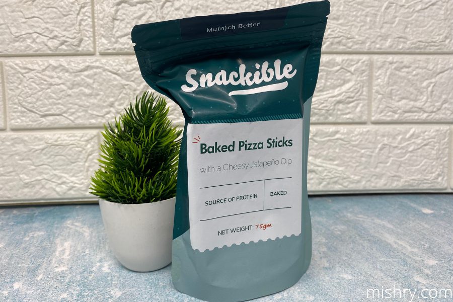 snackible pizza sticks packing