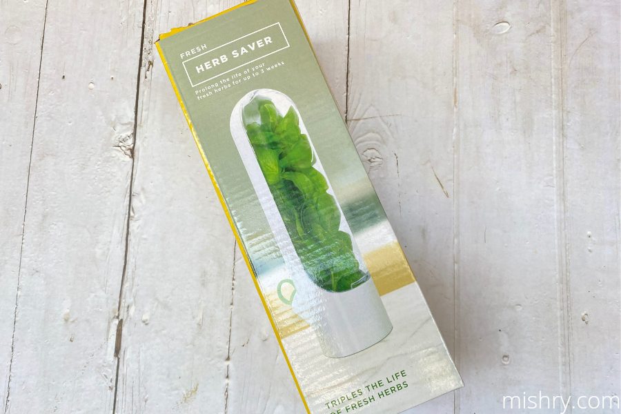 the box packaging of prepara herb savor pod