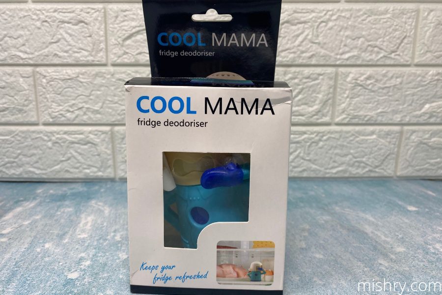 the package of cool mama fridge deodoriser