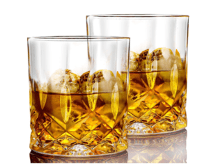 Domingo Hub Crystal Square Whiskey Glass