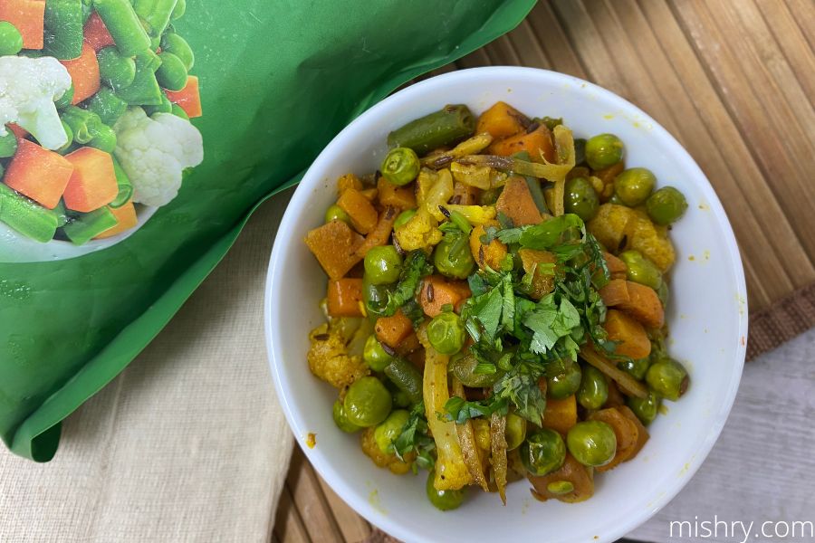 best frozen vegetables godrej sabzi