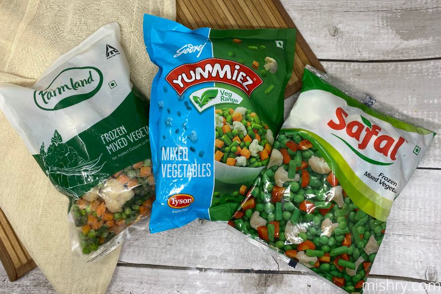 best frozen vegetables packing