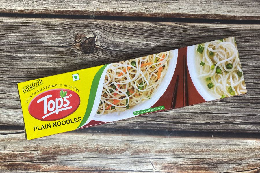 tops plain noodles packaging