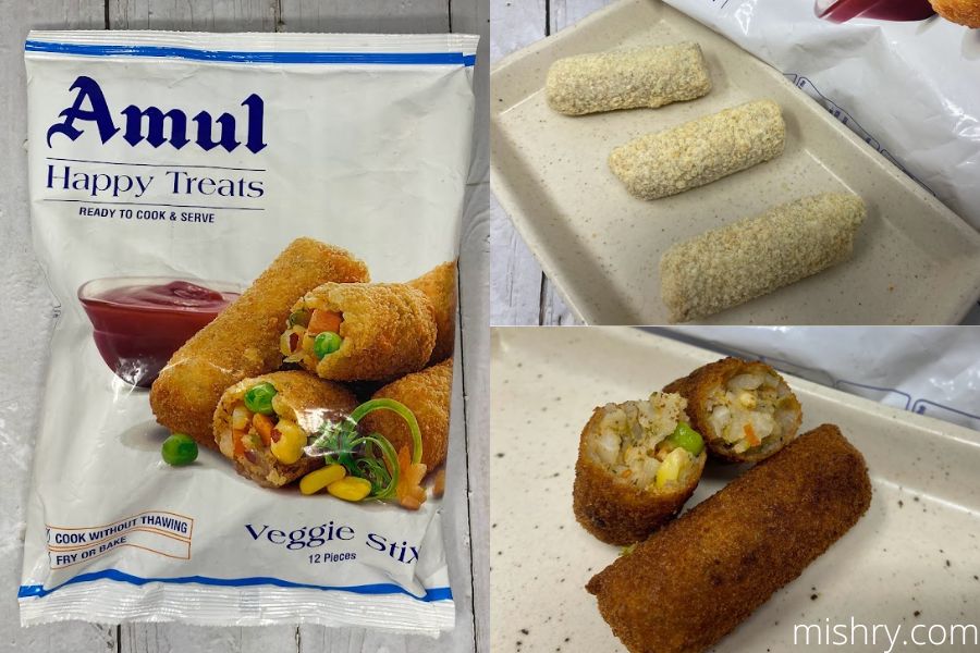 veggie sticks frozen amul