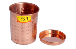 Shiv Shakti Arts Copper Glass Tumbler