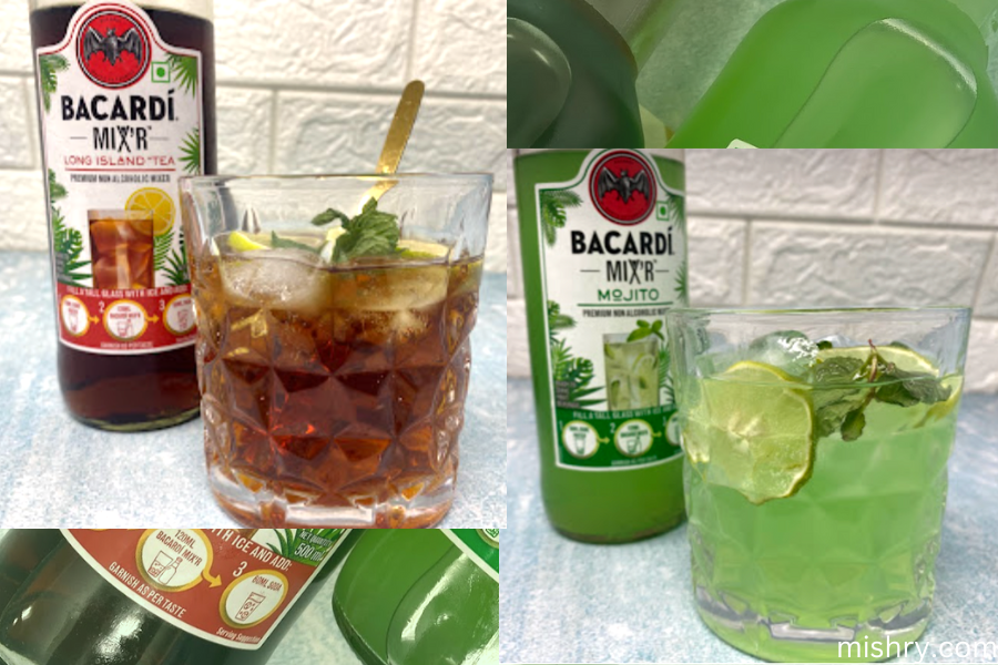 bacardi mixed drinks tasting