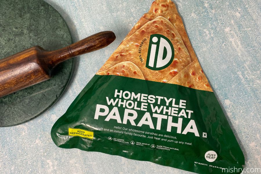 id whole wheat paratha packing