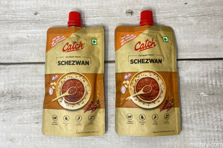 packaging of catch schezwan paste