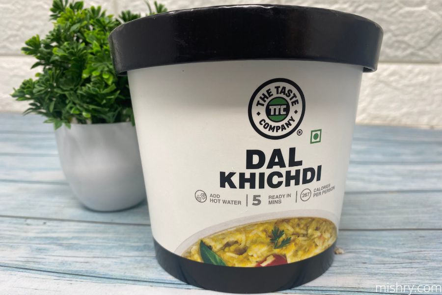the taste company dal khichdi outer pack