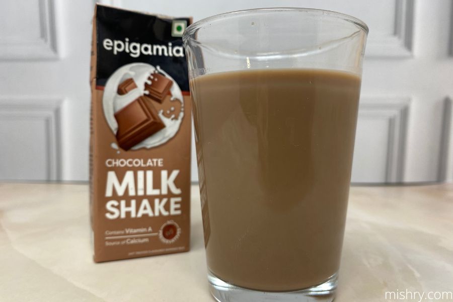 best chocolate milkshake epigamia