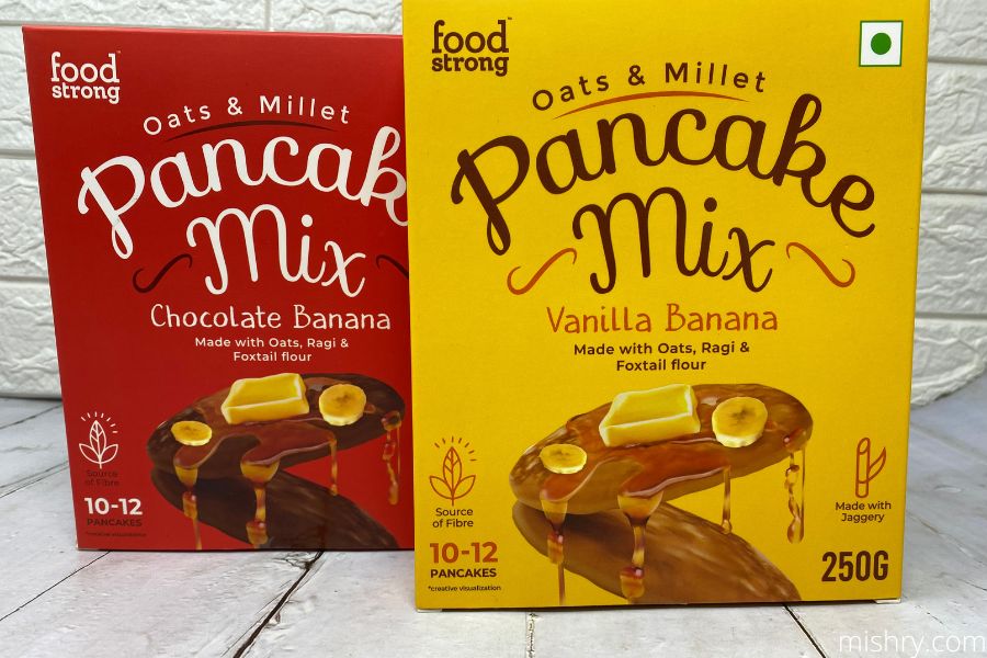 foodstrong pancake mix variants