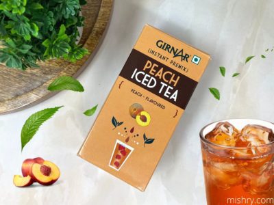 girnar instant peach iced tea premix