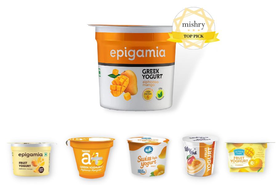 mango flavoured yogurt